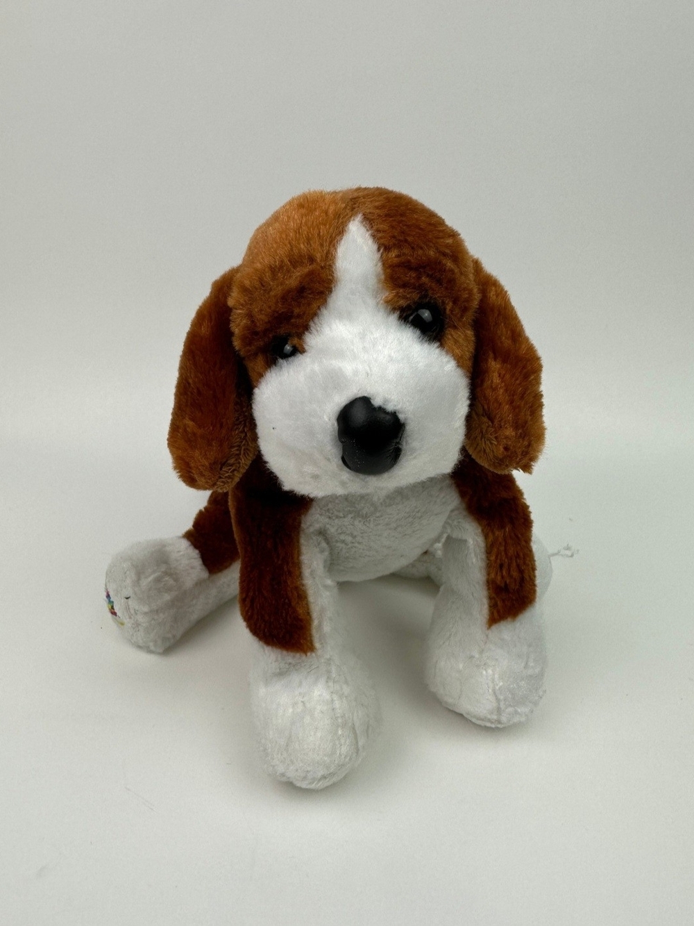 Vintage Webkinz Beagle Dog with No Tag, Ganz Plush (9 inch)
